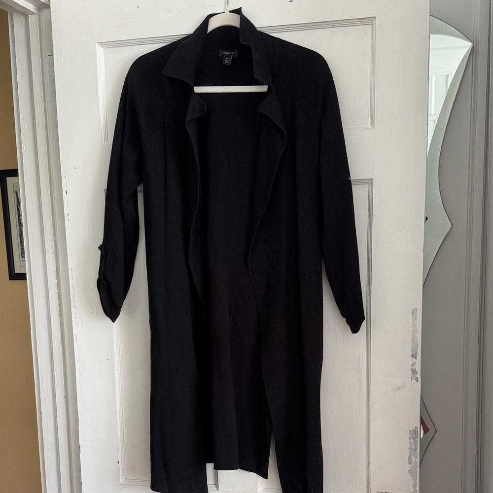 Ann Taylor Factory Black Knit Cardigan